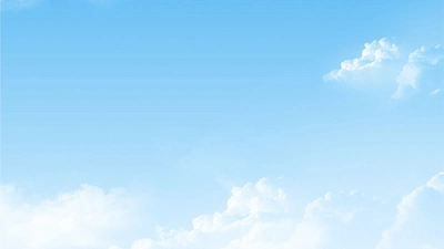 Blue sky with white clouds